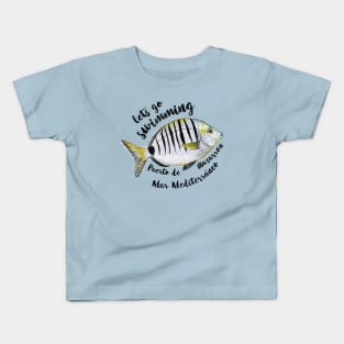 Sargo Picudo - Mediterranean Fish Kids T-Shirt